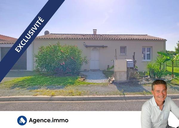 À vendre - Maison individuelle, 4 pièces située à Cravans (17260)