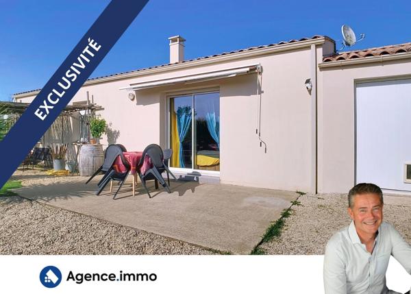 À vendre - Maison individuelle, 4 pièces située à Cravans (17260)