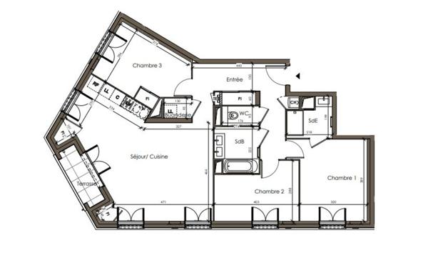 Appartement à vendre    4 pièces •  Lyon 9