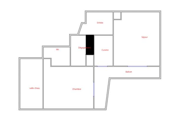 Appartement à vendre 2 pièces 52 m² Boulogne-Billancourt