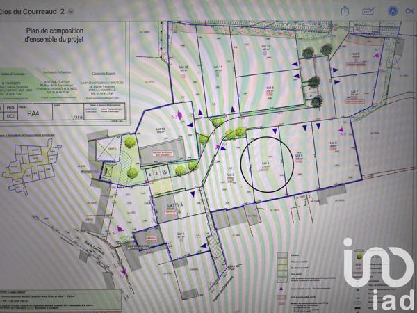 Terrain à vendre 319 m² Vérines