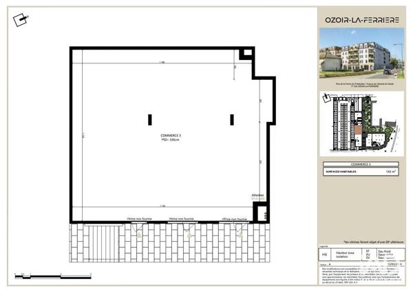 Murs commerciaux  à vendre 145 m² Ozoir-la-Ferrière