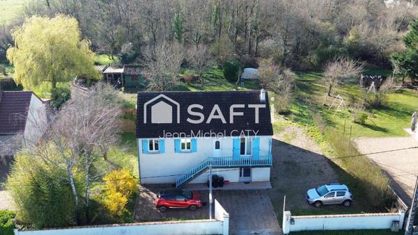 Maison de 176 m² sur sous-sol avec 1346 m² de terrain.
