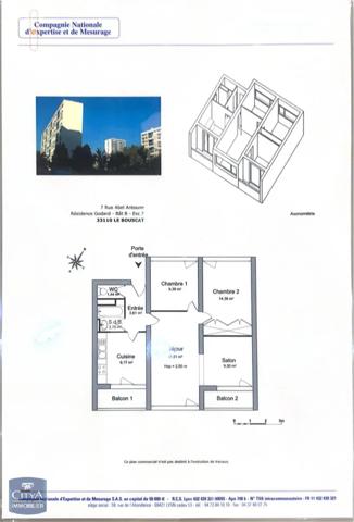 Appartement à louer 4 pièces 67.5m²