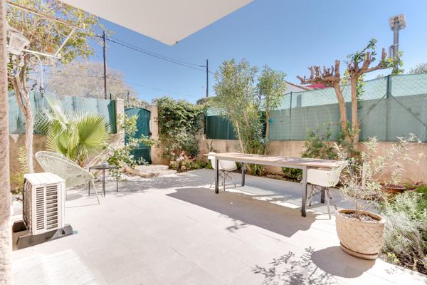 Marseille (13008) Marseille 8ème – Vielle Chapelle / Pointe Rouge – Rez-de-jardin 3 chambres avec terrasse et jardin