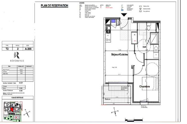 Appartement de type 2 sur Carquefou à 5 min à pied du centre ville