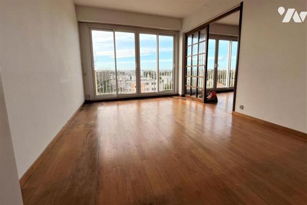 Nantes Tortière Rd Pt de Paris, au calme, T5 dernier étage 103m²