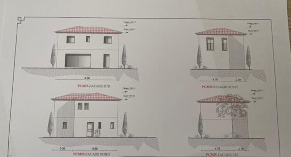 Terrain  situé  dans quartier résidentiel constructible avec permis en cours
