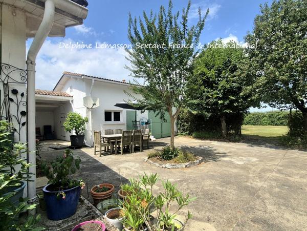 Charmante maison de plain-pied avec jardin arboré et garage, à 5kms de Duras
