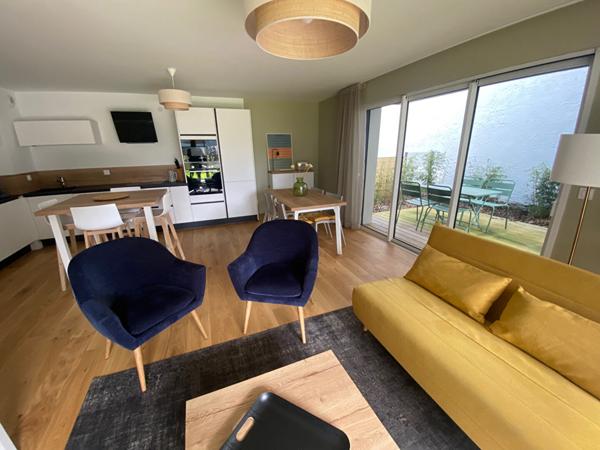 Concarneau appartement T3 de 68 m² avec un jardin de 148 m² entre plages et centre ville