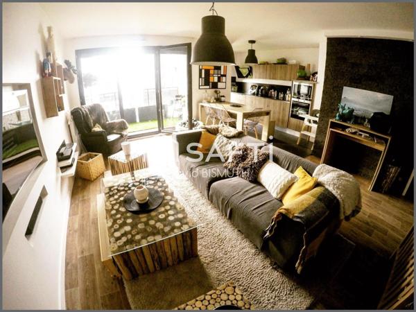 Appartement 4 pièces 3 chambres de 88 m2 avec balcon cave et parking au sous sol ECO QUARTIER GENNEVILLIERS