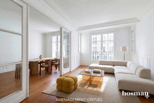Coup de coeur ! 3 pièces traversant de 58 m² - Rue Collette, Paris 17e