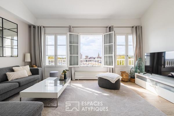 Tableau vivant sur le port de La Rochelle