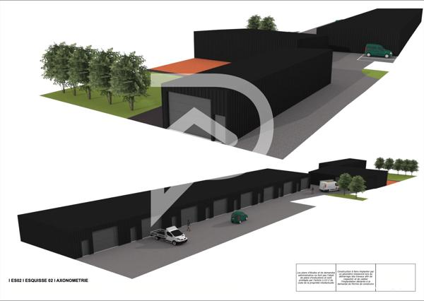 Entrepôt / Local industriel 1102 m2