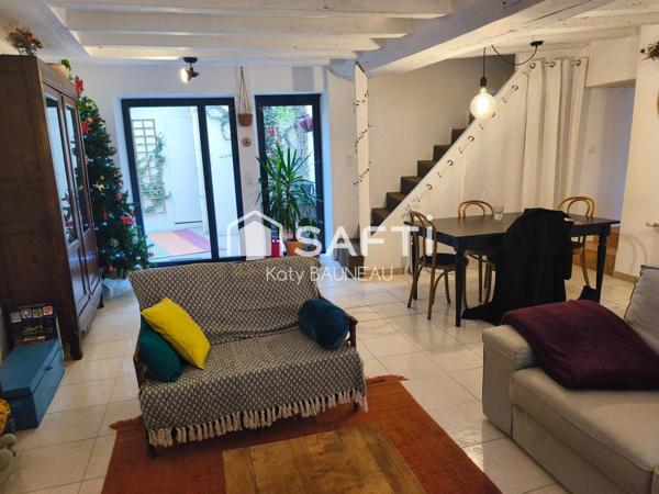 maison pleine de charme 3 chambre et un bureau à st Georges sur Loire