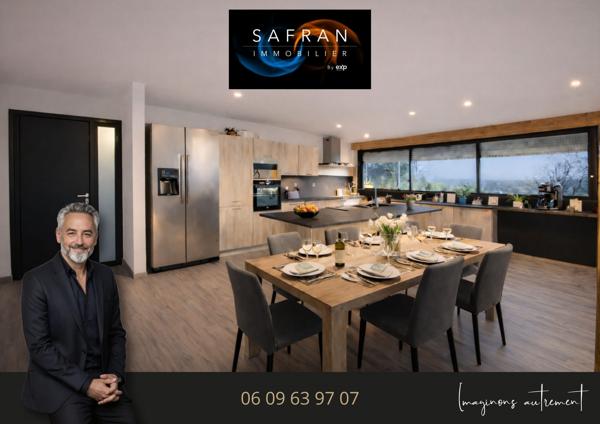 Maison d’architecte 138 m² – Terrasse panoramique, calme absolu et cadre de vie privilégié à La Boisse