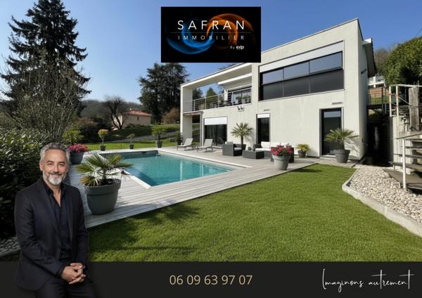Maison d’architecte 138 m² – Terrasse panoramique, calme absolu et cadre de vie privilégié à La Boisse