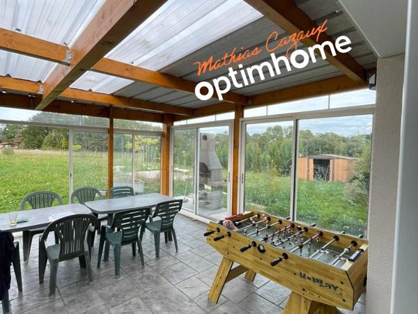 Maison 109m². 3 chambres sur 5900m² de terrain.