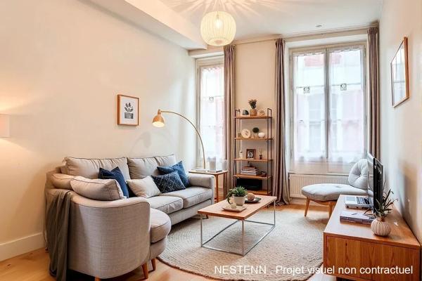 A vendre PAU HYPER CENTRE Appartement T2Bis de 44,99m2