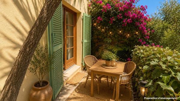 Grimaud - Appartement en duplex avec vue sur la plaine