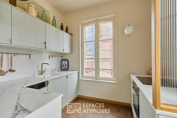 Appartement entièrement rénové par architecte