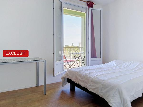 SAINT-BRIEUC : Appartement T4 meublé lumineux avec vue dégagée, parking et cave