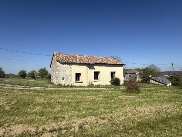 Penne-d'Agenais (47140) LOT ET GARONNE Secteur Penne d-Agenais Charmant Ensemble en Pierre avec Piscine avec hectare terrain