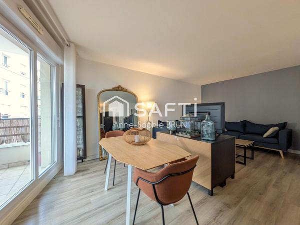 Quartier Petite Garenne. Appartement 3 pièces avec terrasse, parking et cave