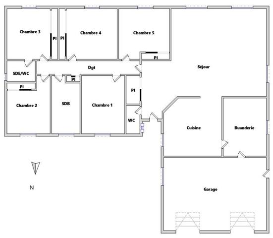 Maison 6 pièces - 154 m²