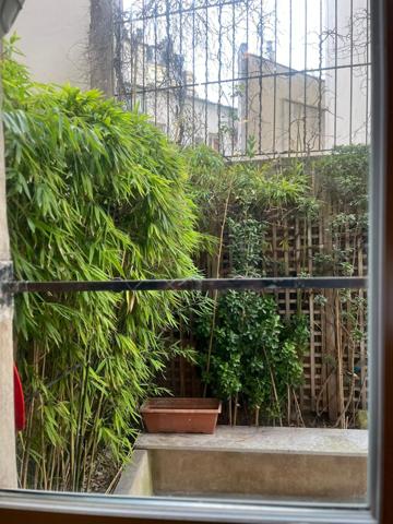 Duplex à fort potentiel, à rénover avec cour plein sud et multiples possibilités d’aménagement.