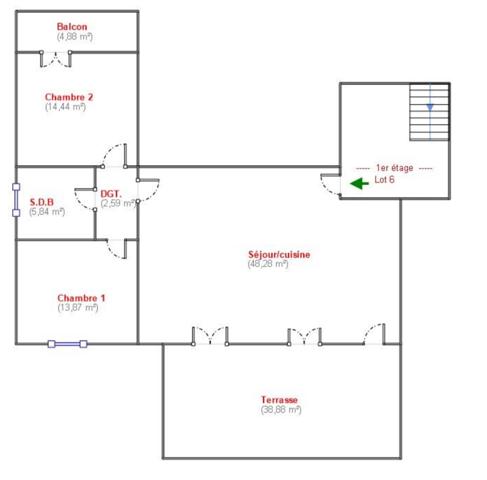 3%.COM - EXCLUSIVITÉ à HOERDT F3 pièces 85m², 2 parkings, 1 cave Hoerdt (67720)