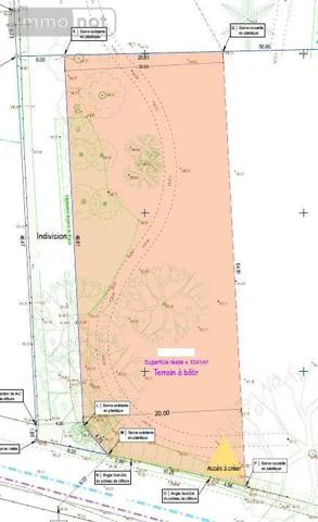 Achat - Terrain à bâtir Notre-Dame-d'Oé 37390 1041 m 2