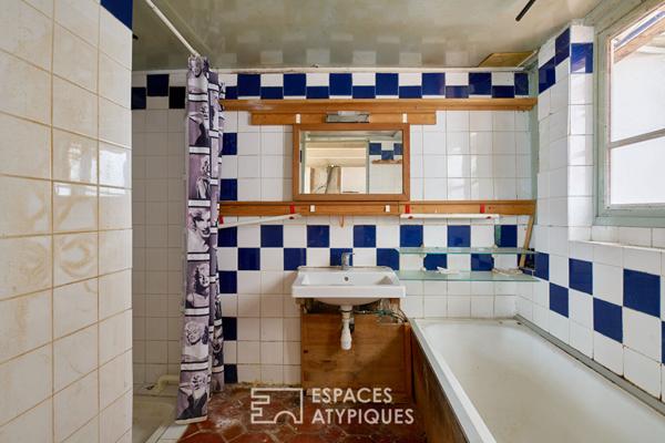 Ancien atelier avec jardin d’hiver au Square Gardette