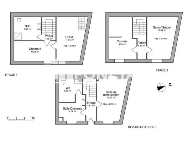 Location Appartement 4 pièces 102.9 m² - 2 AVENUE FRANCOIS MITTERRAND Chinon 37500