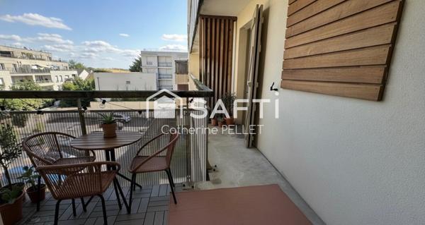 Résidence 2014, balcon et parking, T2 lumineux