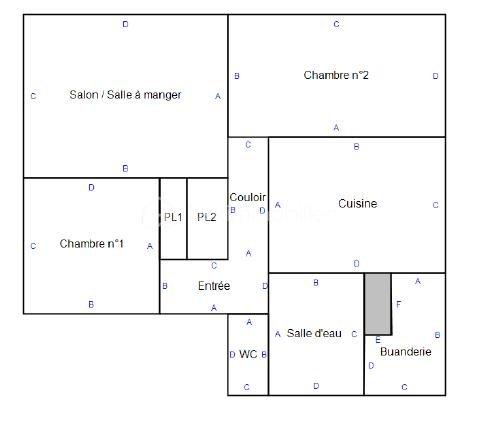 Appartement de 56,11 m²
