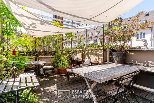 Maison-loft en coeur de ville à l’abri des regards
