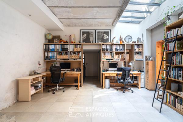 Maison-loft en coeur de ville à l’abri des regards