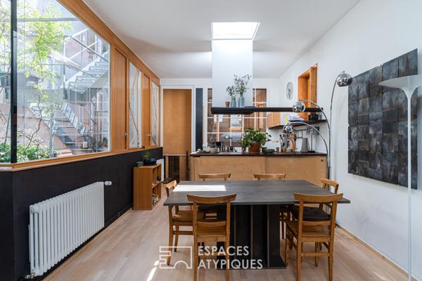 Maison-loft en coeur de ville à l’abri des regards