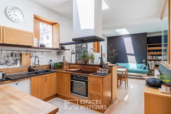 Maison-loft en coeur de ville à l’abri des regards