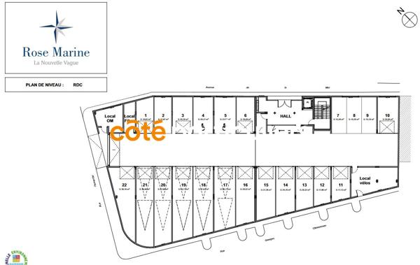 Vente Appartement58,52 m² - 2 Pièces - PORT LA NOUVELLE (11210)