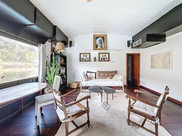 Péniche habitation + studio / 170 m² avec vue exceptionnelle