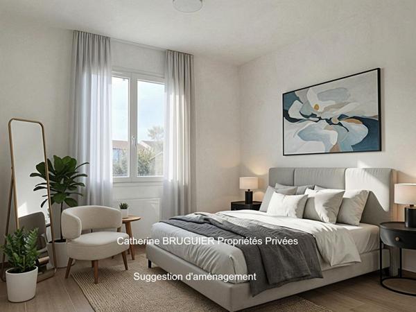 Plain pied de 114 m2 -  3 chambres- garage - grand jardin clos- quartier résidentiel