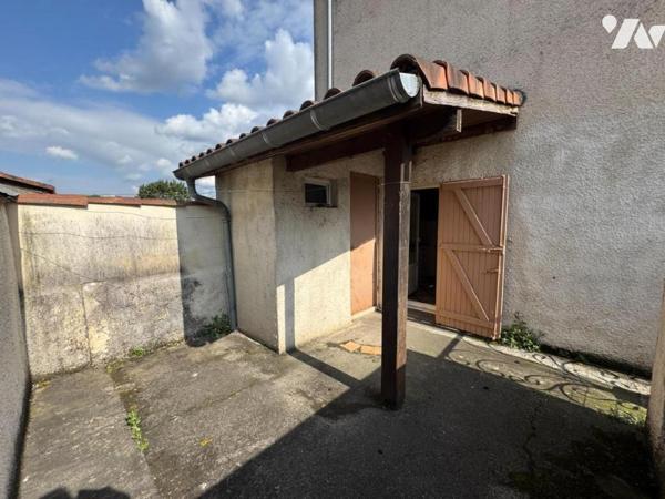 Centre de Nérac, habitation avec cour