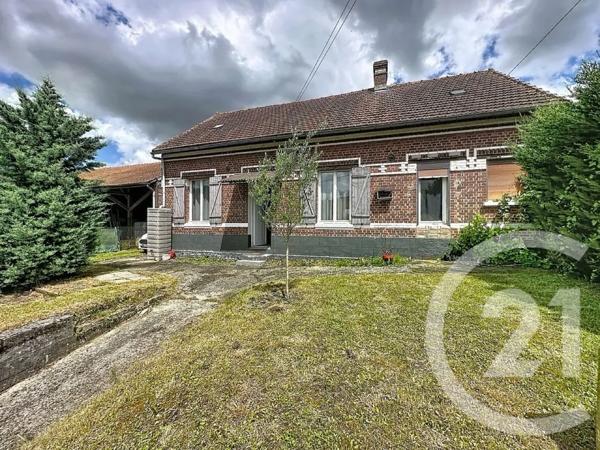 Maison à vendre  4 pièces - 95,66 m 2   NESLE  - 80