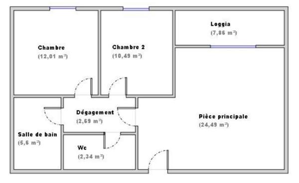 A vendre : Bel appartement T3 moderne avec balcon à Vénissieux