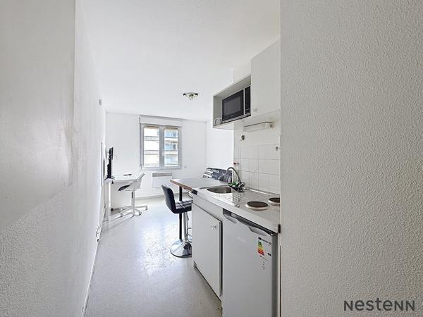 Studio meublé et loué de 19.65m2 dans une résidence sécurisée !