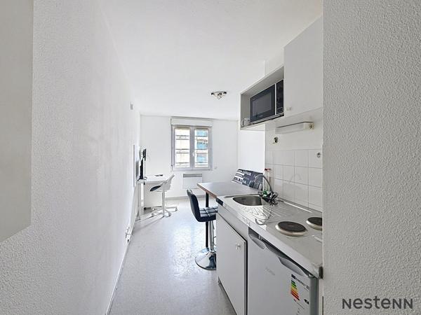 Studio meublé et loué de 19.65m2 dans une résidence sécurisée !