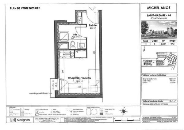Appartement 1 pièce - 44600 Saint-Nazaire