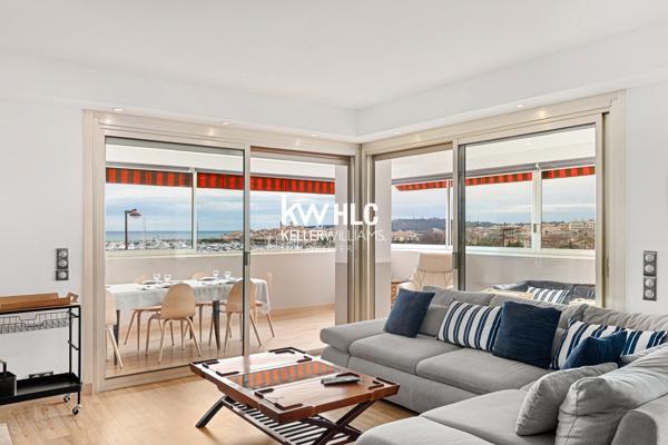 Appartement 4/5 pièces avec vue Port Vauban, mer et montagnes – Antibes